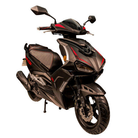 ECCHO FAST BLACK – Le scooter 50 sportif au style racing