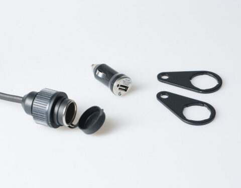 Kit Prise Allume-Cigare Double Usb SW-Motech avec Faisceau & Fixation EMA.00.107.20001/B