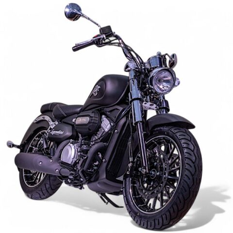 MAGPOWER 125CC LEGENDERS noir mat- moto 125cc custom vintage