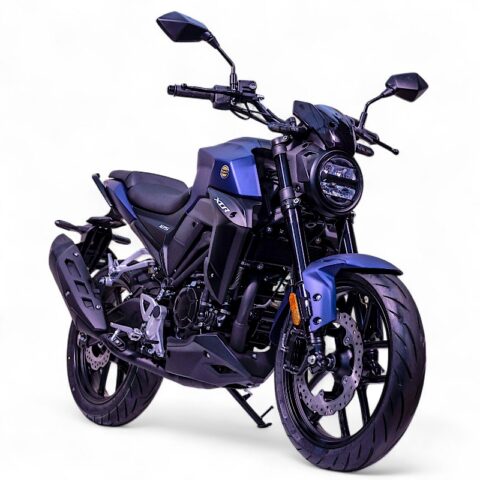 Moto 125cc TNT MOTOR XCR bleue - La 125 nerveuse et compacte