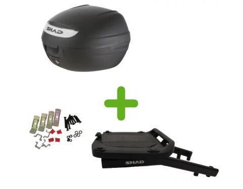 Pack Shad Top Case + Support pour Honda CB500F (16-18) CBR500R (16-18)