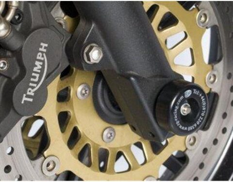 Roulettes de protection de fourche R&G pour Triumph Sprint ST et GT 1050 (05-15) - FP0026BK