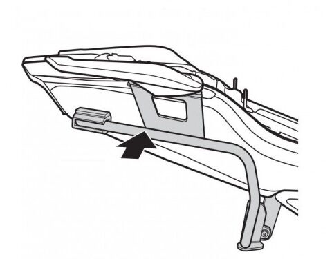 Support de Valise Shad 3P System pour CTX700 (14-18)