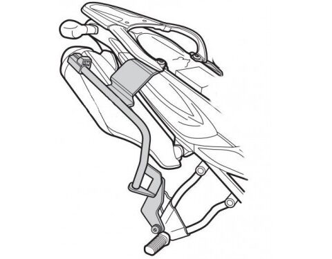 Support de Valise Shad 3P System pour V-Strom 650 (12-16)