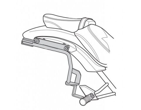 Support de Valise Shad 3P System pour VULCAN S 650 (15-24)