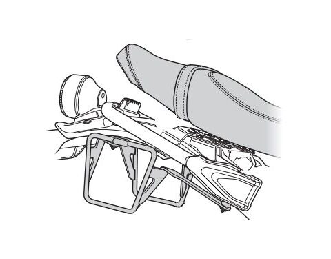 Support sacoches latérales Shad "Side Bag Holder" pour Yamaha XSR 700 (17-24)