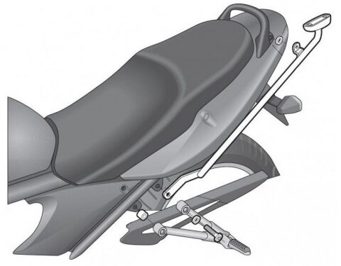 Support Top Case Shad pour Bandit 1200 (06-07) Bandit 1250 (07-14)