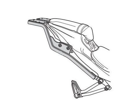 Support Top Case Shad pour GSX-S 125 (17-24) GSX-R 125 (17-24)