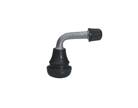 Valve Tubeless Caoutchouc Coudée 90° pour Trou de Jante Ø 11.5mm