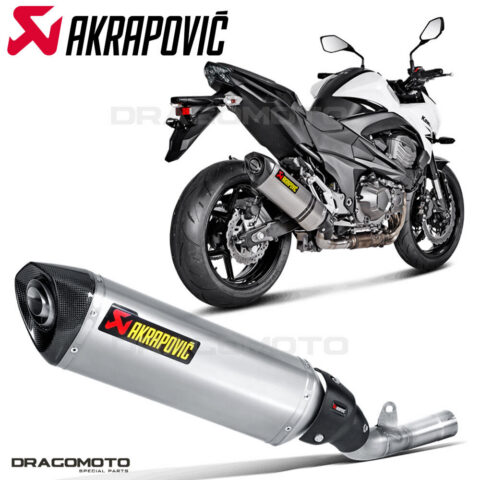 KAWASAKI Z 800 E 2013-2016 Auspuff AKRAPOVIC Titan S-K8SO1-HRT
